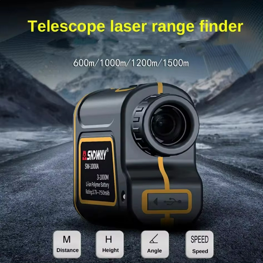 Rangefinder Laser Hunting - Telescópio Laser Range Finder para caça,