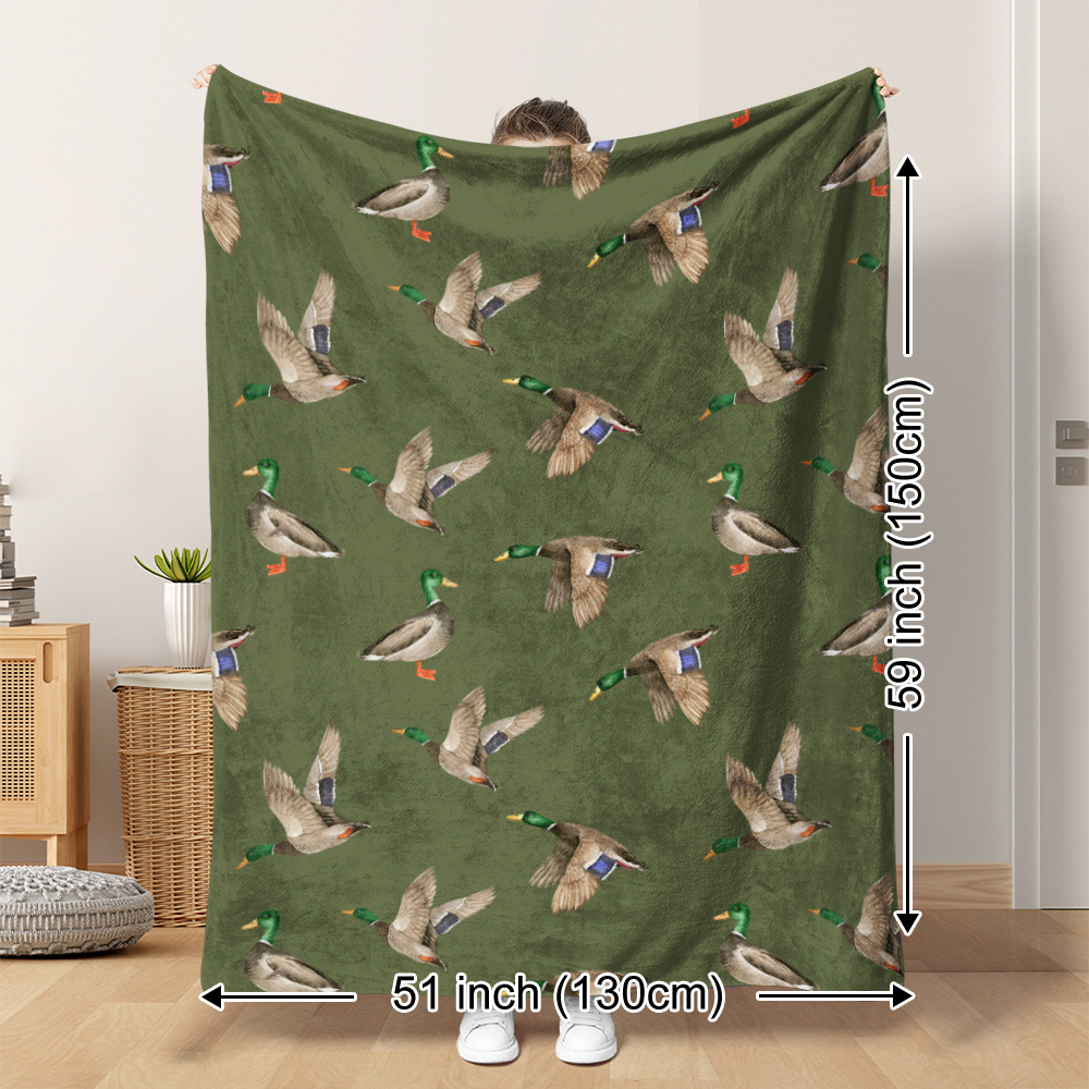 Outdoor Hunting Blanket - Cobertor de Lã com Estampa de