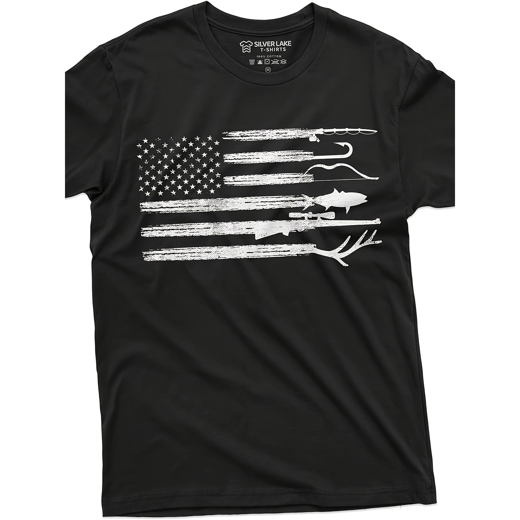 Outdoor Hunting Graphic Tees - Camiseta Gráfica de Caça e Pesca