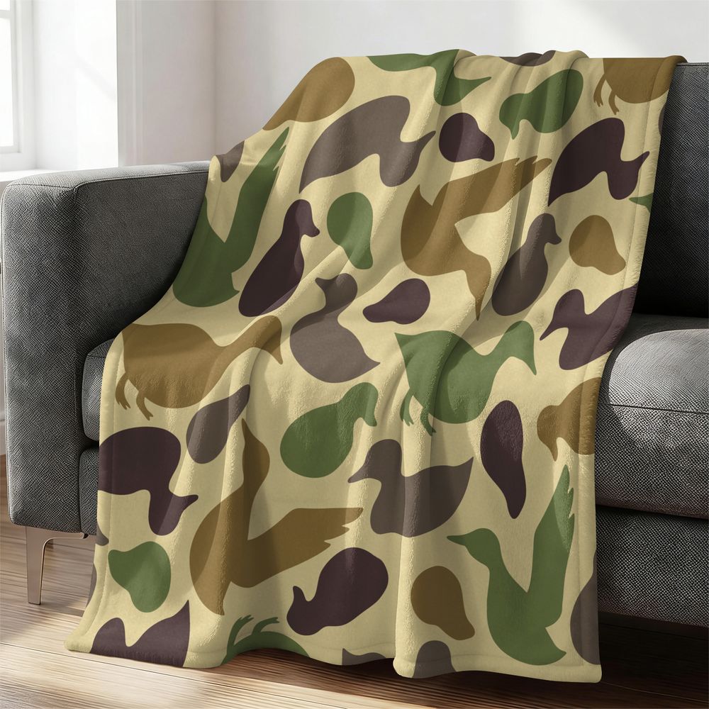 Outdoor Hunting Blanket - Cobertor de Flanela com Padrão de