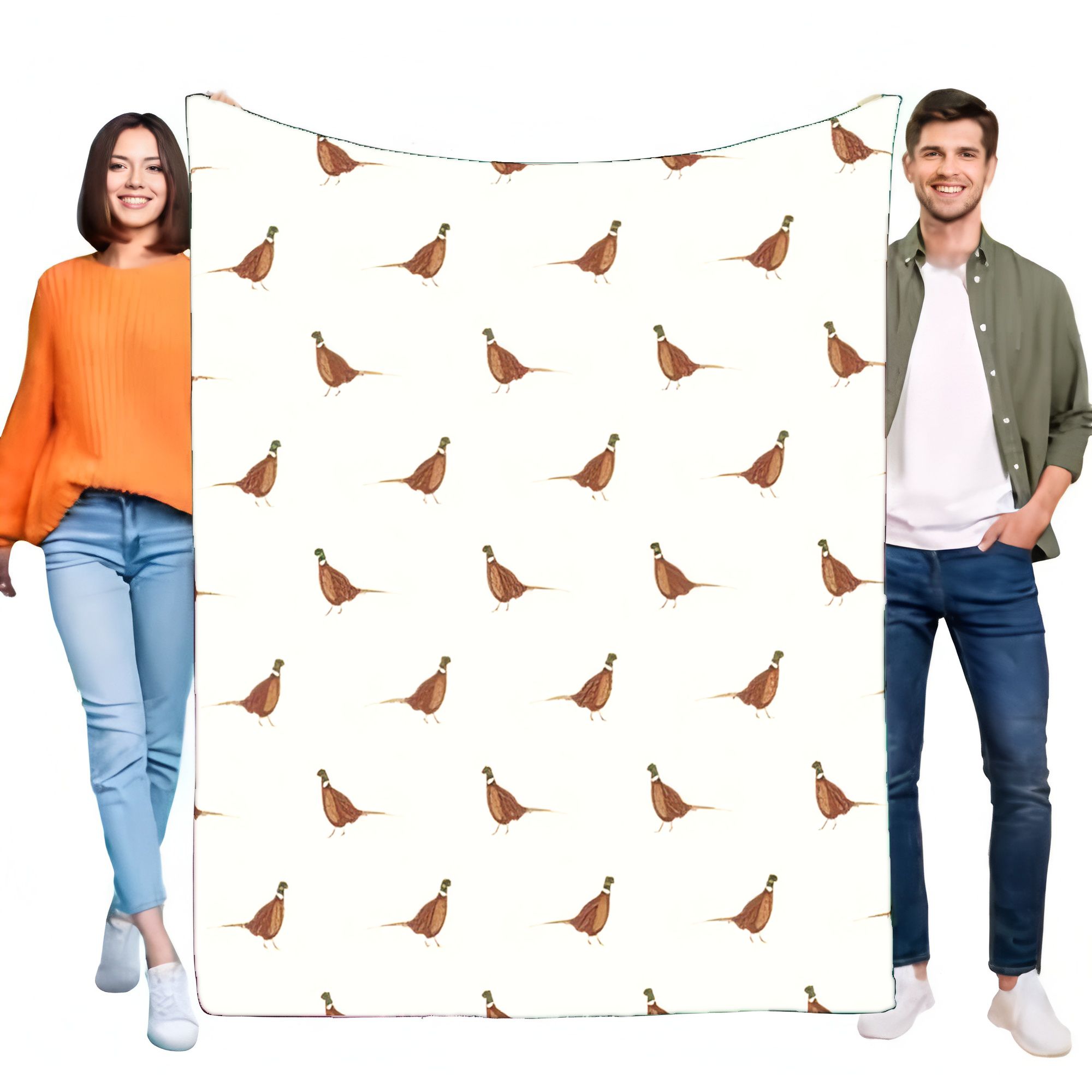 Outdoor Hunting Blanket - Cobertor de flanela com estampa de
