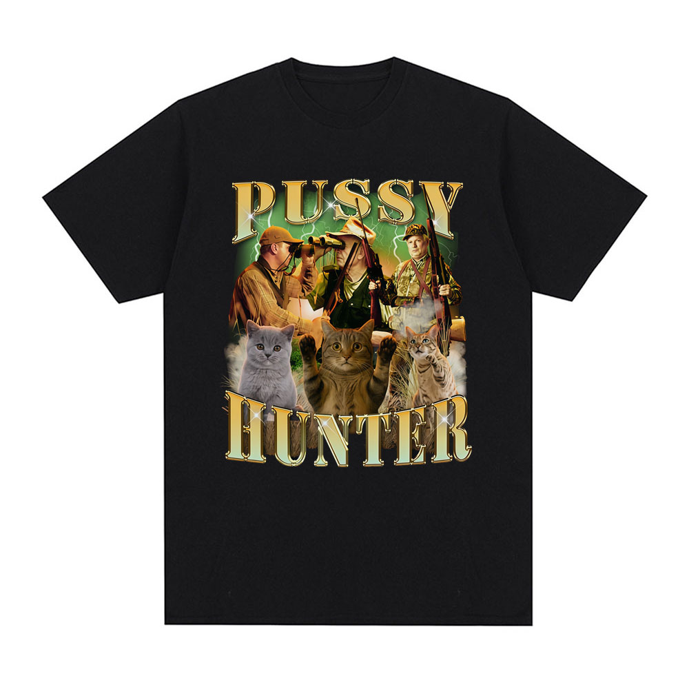 Outdoor Hunting Graphic Tees - Camiseta Vintage de Verão para Homens