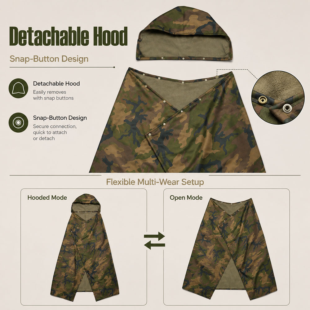 Cobertor Tático Camuflado com  - Outdoor Hunting Blanket avaliação e preço