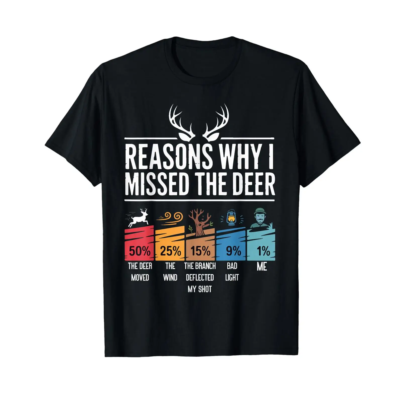 Camiseta Engraçada Vintage com - Outdoor Hunting Graphic Tees avaliação e preço