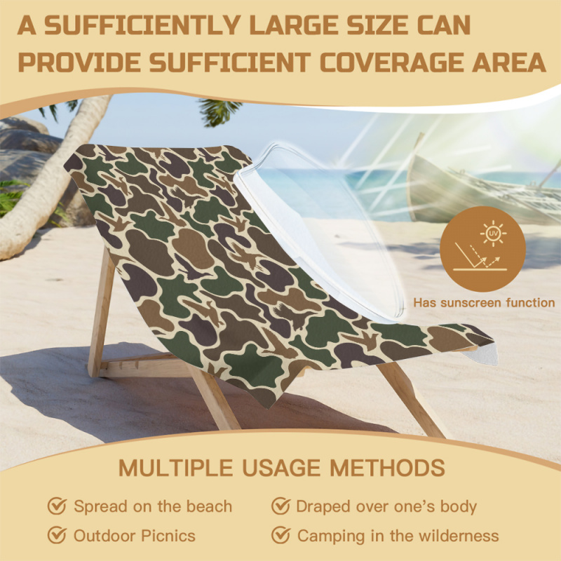 Toalha de Praia Grande Camufla - Outdoor Hunting Blanket avaliação e preço