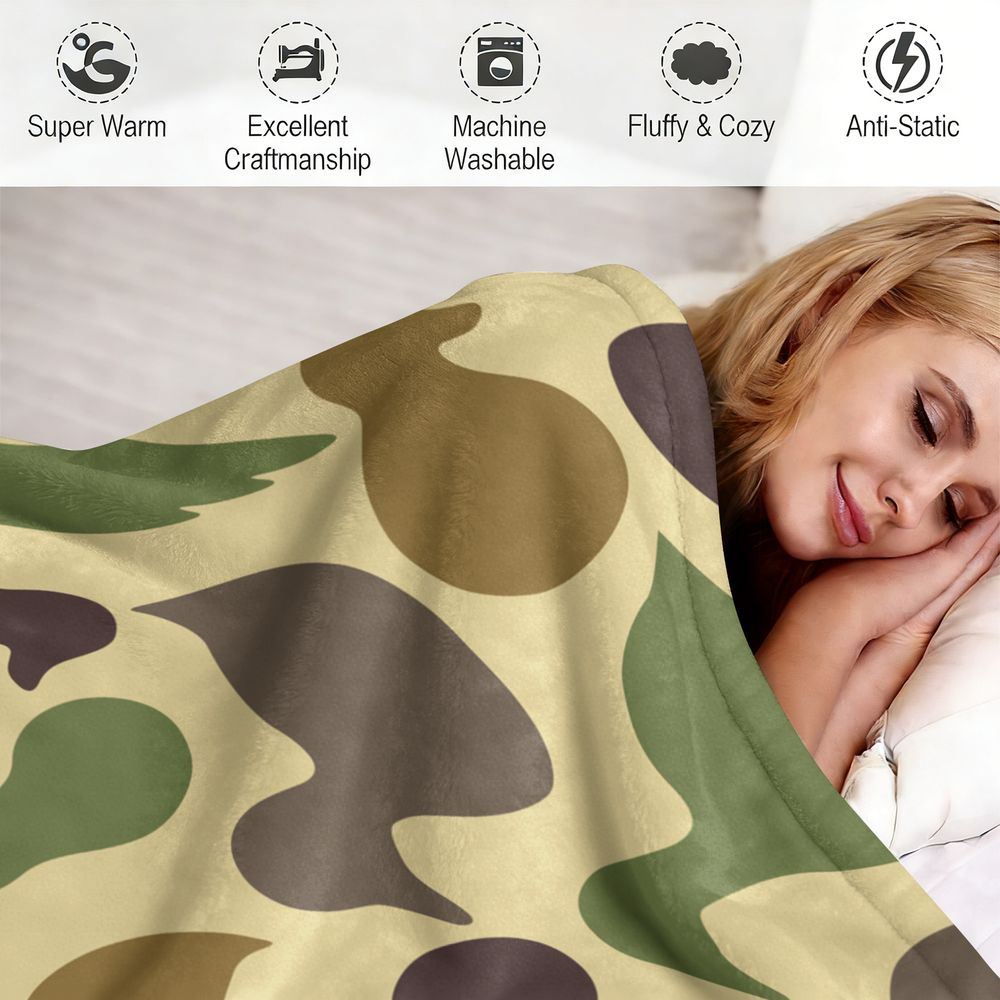Cobertor de Flanela com Padrão - Outdoor Hunting Blanket avaliação e preço
