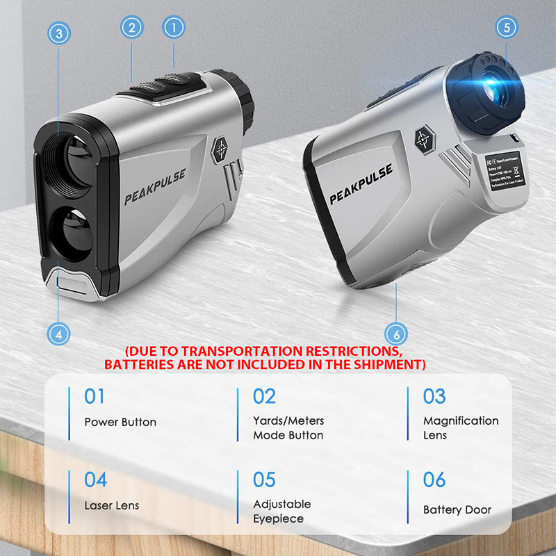 Telêmetro de caça 650 jardas m - Rangefinder Laser Hunting avaliação e preço
