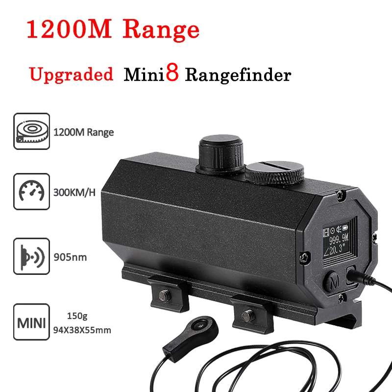 Mini8 plug-in 1200m dispositiv - Rangefinder Laser Hunting avaliação e preço