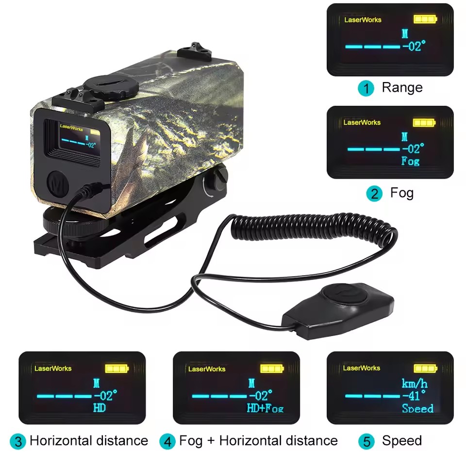Mini telêmetro automático a la - Rangefinder Laser Hunting avaliação e preço