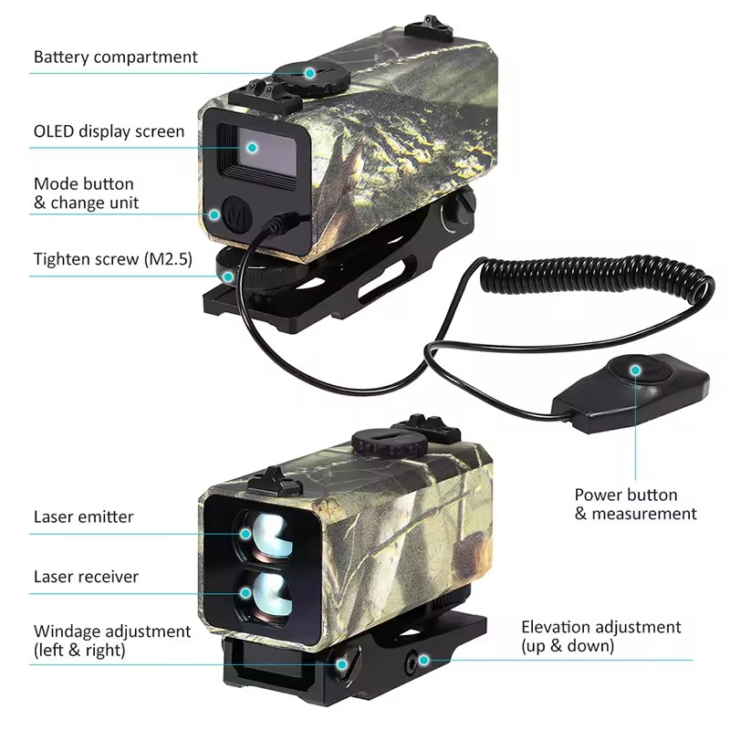Mini telêmetro automático a la - Rangefinder Laser Hunting avaliação e preço