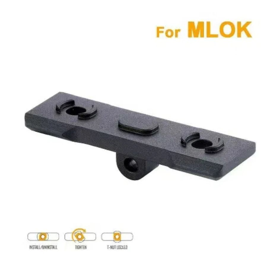 Ao ar livre tático mlok keymod - Bipod Rifle Mount avaliação e preço