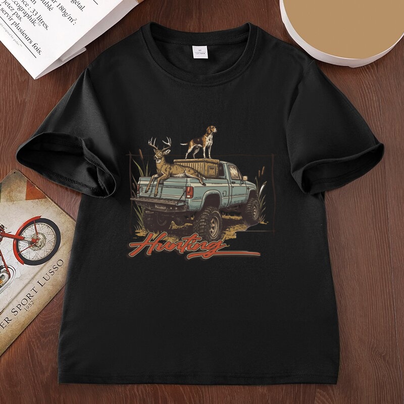 Camiseta de Caça com Estampa d - Outdoor Hunting Dogs avaliação e preço