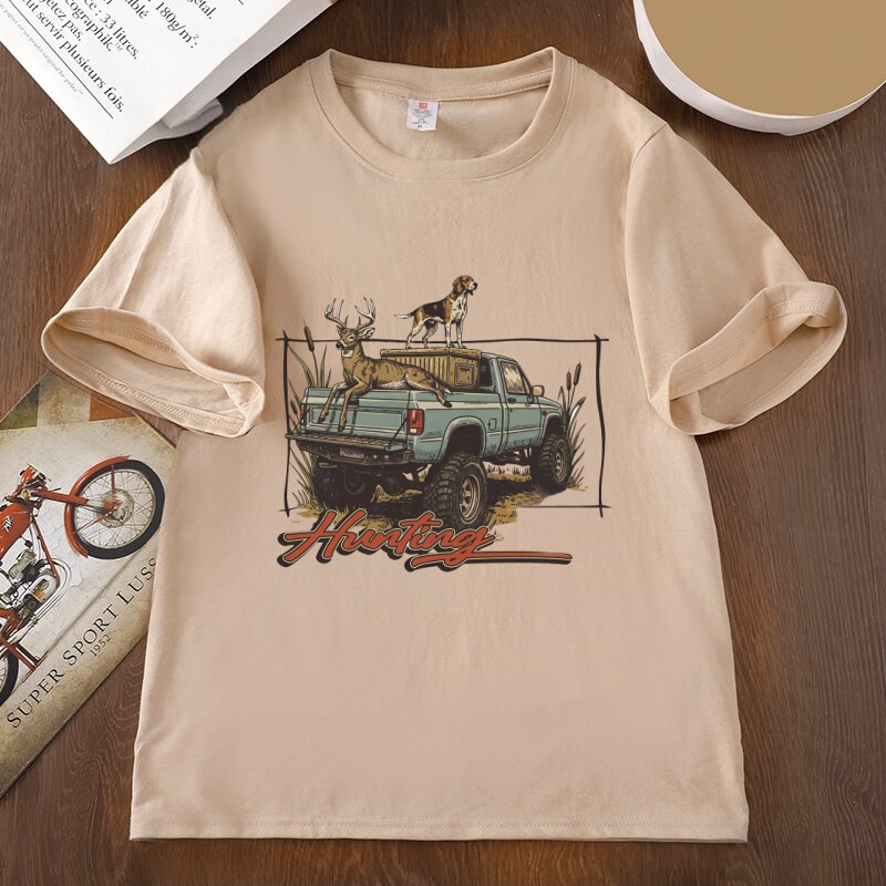 Camiseta de Caça com Estampa d - Outdoor Hunting Dogs avaliação e preço