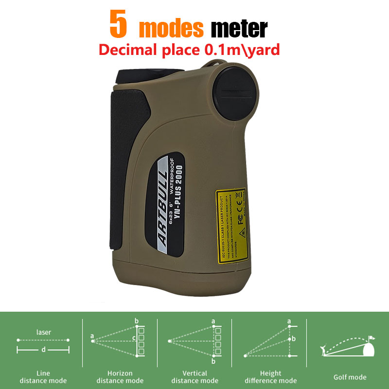 2000m telêmetro laser de longa - Rangefinder Laser Hunting avaliação e preço