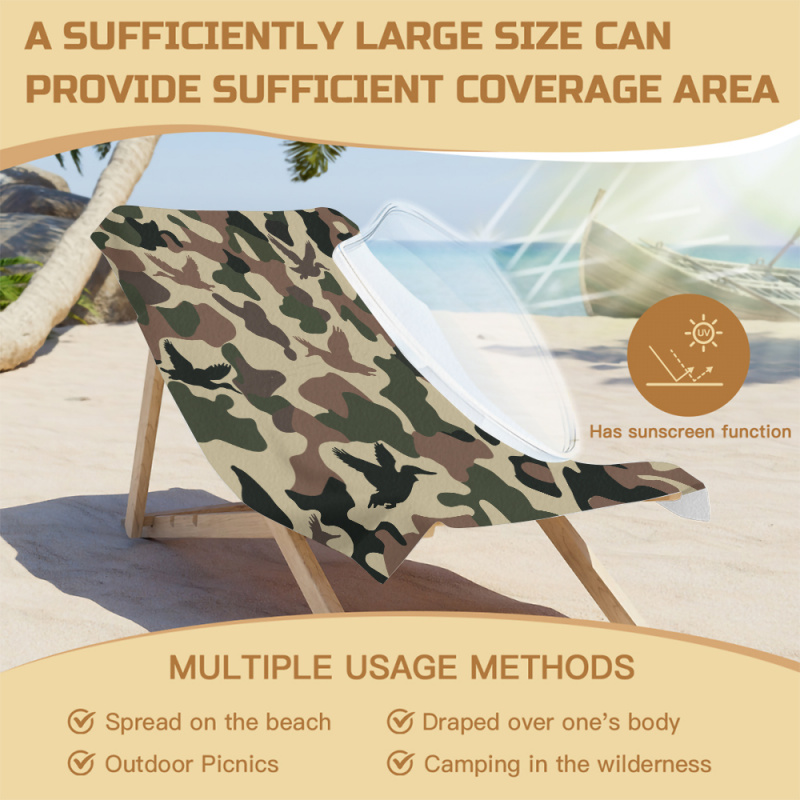 Toalha de Praia Grande Camufla - Outdoor Hunting Blanket avaliação e preço